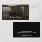 Innenarchitektur-Visitenkarte Visitenkarte (Vorne/Hinten)