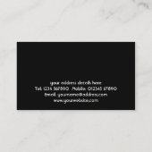 Innenarchitektur-Visitenkarte Visitenkarte (Rückseite)