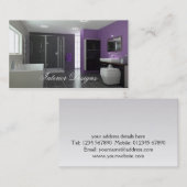 Innenarchitektur-Visitenkarte Visitenkarte (Vorne/Hinten)