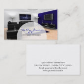Innenarchitektur-Visitenkarte Visitenkarte (Vorne/Hinten)