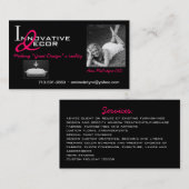 Innenarchitektur-Visitenkarteleuchter Visitenkarte (Vorne/Hinten)