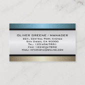 Innenarchitektur - Visitenkarten Visitenkarte (Rückseite)