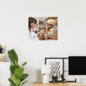 Innenaufnahmen einer Apotheke Poster (Heimbüro)