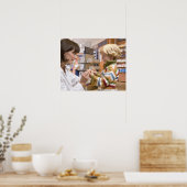 Innenaufnahmen einer Apotheke Poster (Küche)