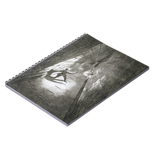 Innenaufstieg einer Pyramide, c.1780 (Stich) Notizblock (Linke Seite)