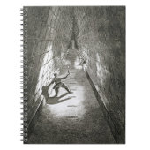 Innenaufstieg einer Pyramide, c.1780 (Stich) Notizblock (Vorderseite)