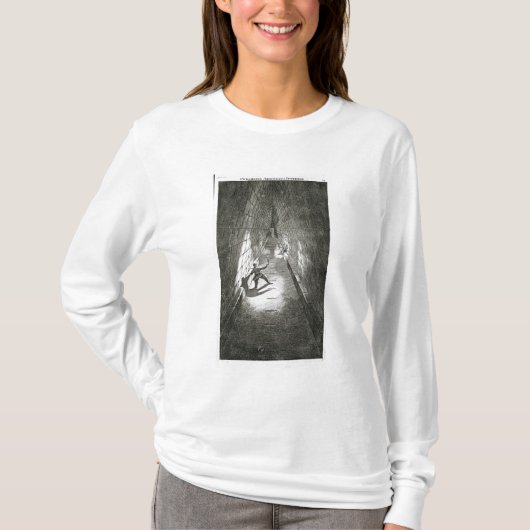 Innenaufstieg einer Pyramide, c.1780 (Stich) T-Shirt (Vorderseite)