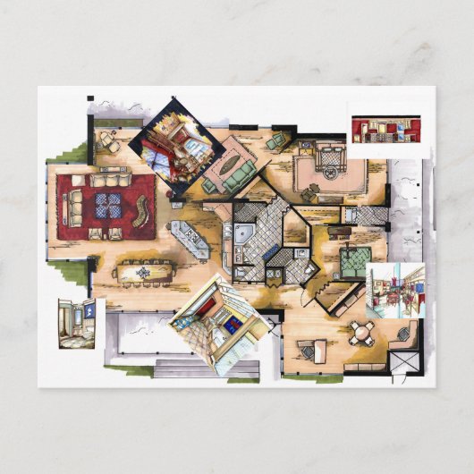 Innenausbau Postkarte (Vorderseite)