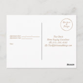 Innenausbaupostkarte Postkarte (Rückseite)