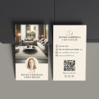Innenausstatter Monogramm Foto QR Creme