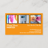 Innenausstattung des Orange House Visitenkarte (Rückseite)