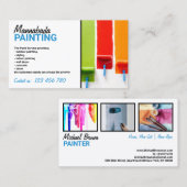 Innenausstattung Visitenkarte (Vorne/Hinten)