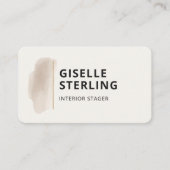 Innenausstattungs-Designer Visitenkarte (Vorderseite)