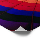 Innenbereich eines Heißluftballons Poster (Ecke)
