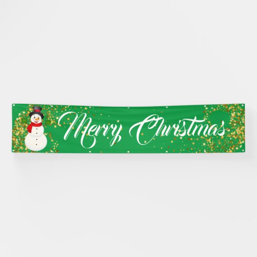 Innenbereich Kundenspezifische Banner-frohe Weihna Banner (Horizontal)