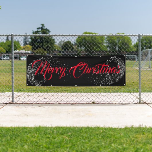 Innenbereich Kundenspezifische Banner-frohe Weihna Banner (Insitu)
