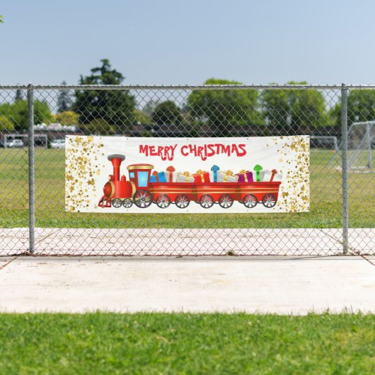 Innenbereich Kundenspezifische Banner-Merry Weihna Banner (Insitu)