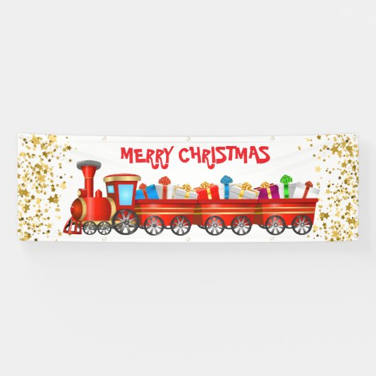 Innenbereich Kundenspezifische Banner-Merry Weihna Banner (Horizontal)