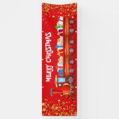 Innenbereich Kundenspezifische Banner-Merry Weihna Banner (Vertikal)