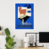 Innendekoration 1940 WPA Poster (Heimbüro)