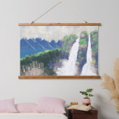 Innendekoration der Wand Wandteppich Mit Holzrahmen (Schlafzimmer)