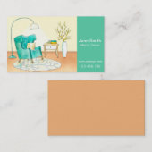 Innendekoration des Innenarchitekten, Farbgestaltu Visitenkarte (Vorne/Hinten)