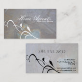 Innendekoration Rock Texture Business Card Visitenkarte (Vorne/Hinten)
