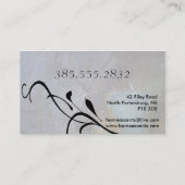 Innendekoration Rock Texture Business Card Visitenkarte (Rückseite)