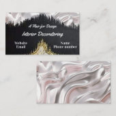 Innendekorationskarte Visitenkarte (Vorne/Hinten)