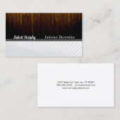 Innendekorator | Abstrakter Hintergrund Visitenkarte (Vorne/Hinten)