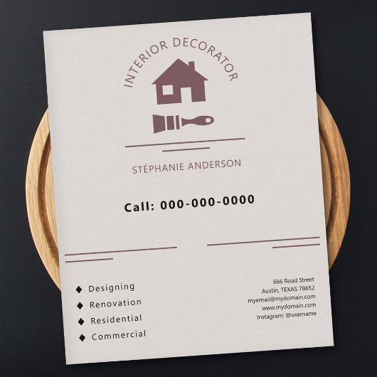 Innendekorator Flyer