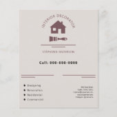Innendekorator Flyer (Vorne)