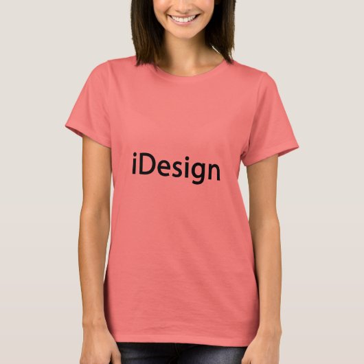 Innendekorator iDesign, Modedesigner T-Shirt (Vorderseite)