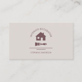 Innendekorator Visitenkarte (Vorderseite)