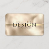 Innendesign, Ihre Infos, Gold-on-Gold, Vs 2 Visitenkarte (Vorderseite)