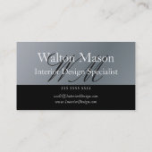 Innendesign 🏆 maßgeschneiderte moderne Dekoration Visitenkarte (Rückseite)