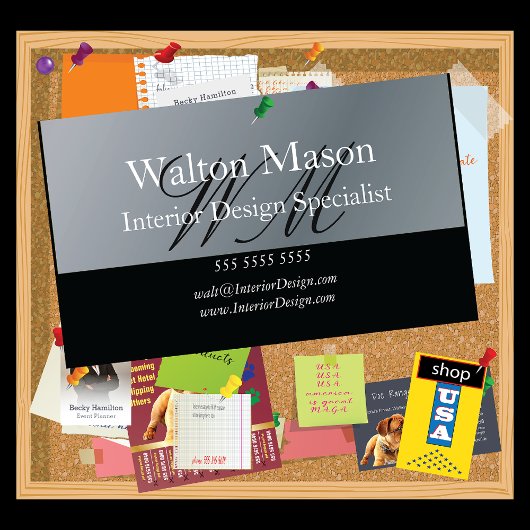 Innendesign 🏆 maßgeschneiderte moderne Dekoration Visitenkarte