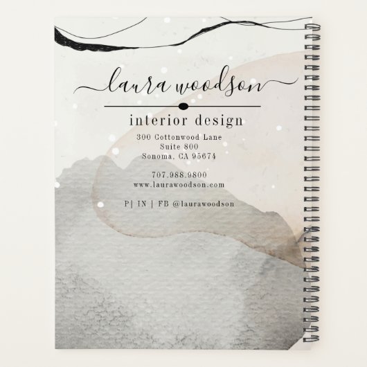 Innendesigner Abstrakte Farbe Planer (Rückseite)