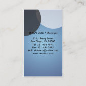 Innendesigner - Visitenkarten Visitenkarte (Rückseite)