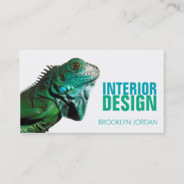 Innendesignerin Chameleon Visitenkarte