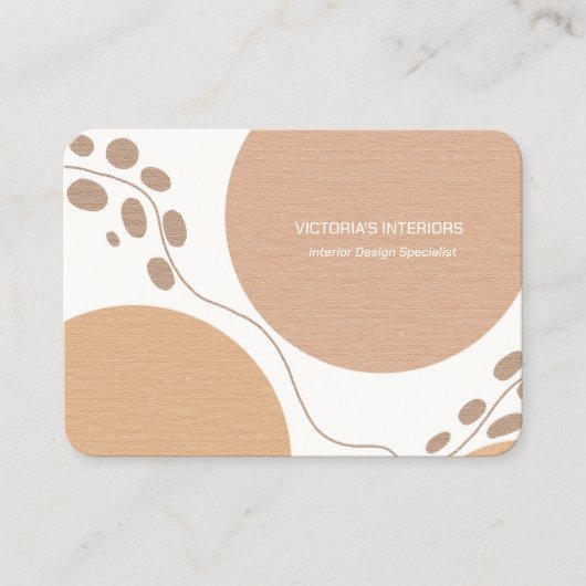 Innendesignspezialist Visitenkarte (Vorderseite)