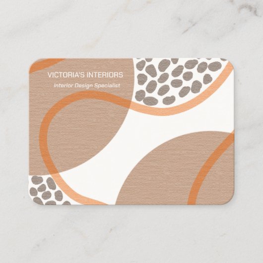 Innendesignspezialist Visitenkarte (Vorderseite)