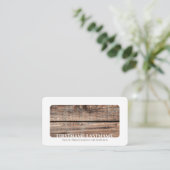 Inneneinrichtung aus weißem Holz Visitenkarte (Stehend Vorderseite)