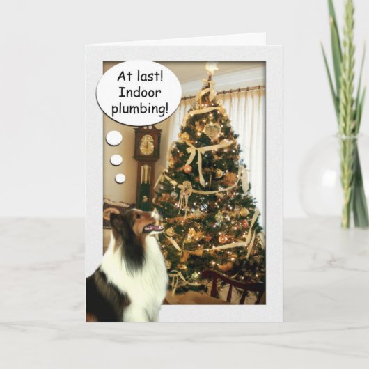 Inneneinrichtung Feiertagskarte (Vorderseite)