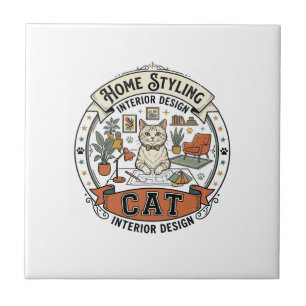 Inneneinrichtung Home Styling Katze Inneneinrichtu Fliese
