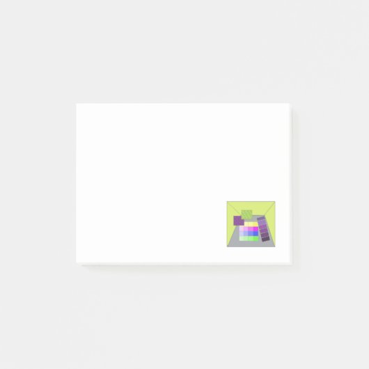 Inneneinrichtung Post-it Klebezettel (Vorderseite)