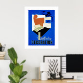 Inneneinrichtung Poster (Heimbüro)
