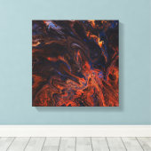 Innenfeuer Leinwanddruck (Insitu (Holzboden))