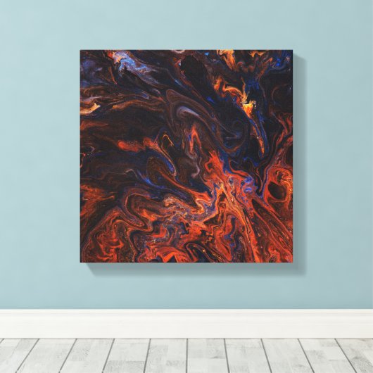 Innenfeuer Leinwanddruck (Insitu (Holzboden))