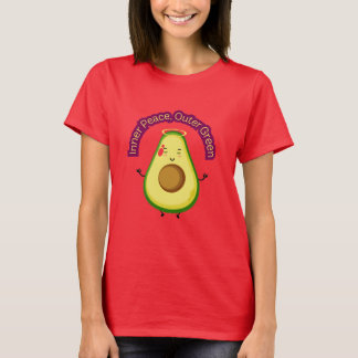InnenfriedensÄußeres Grün - Niedliche Avocado-Medi T-Shirt
